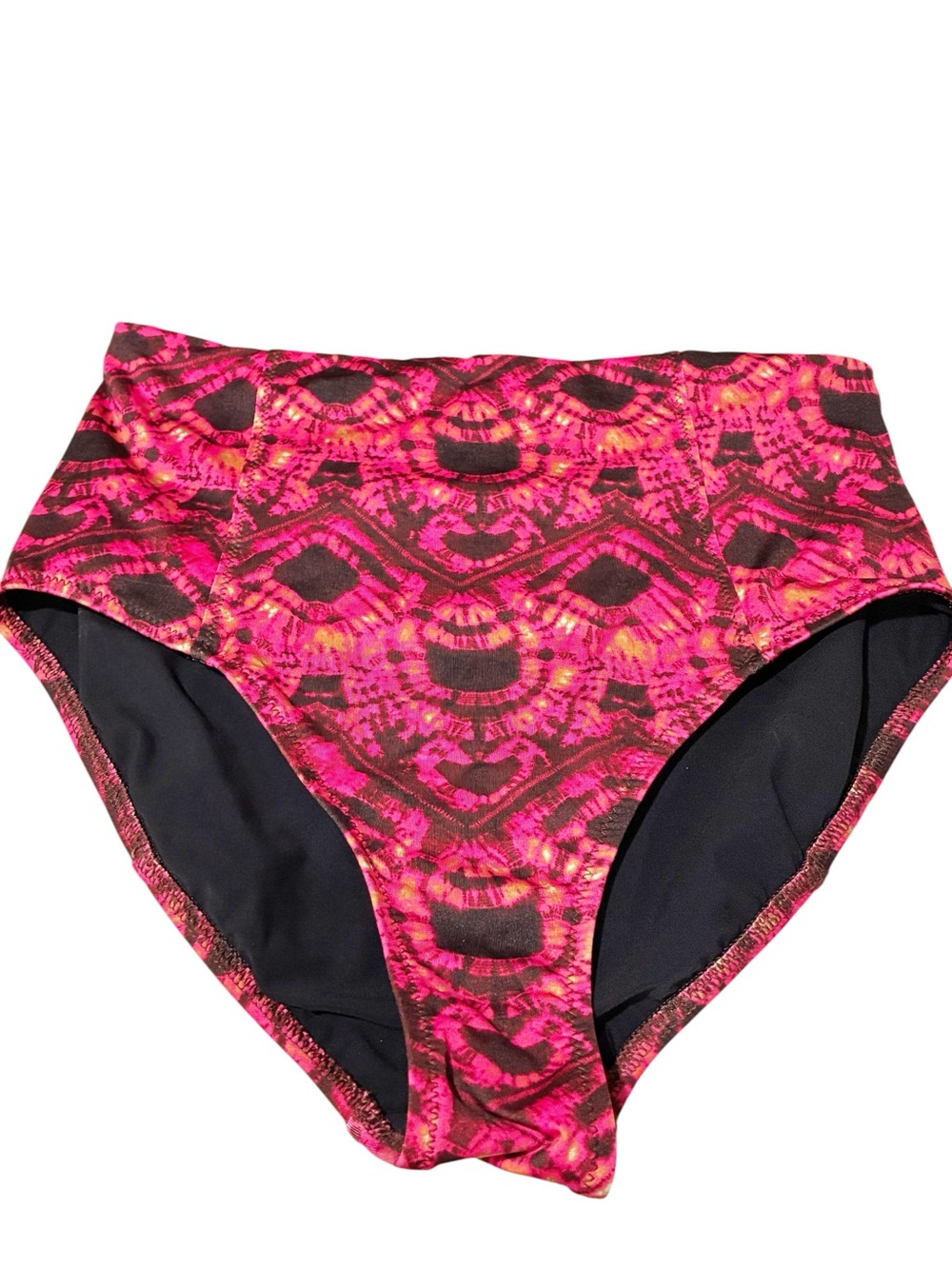 ULLA JOHNSON Zahara Pink Printed Bikini Briefs Swim Bathing Suit Small
